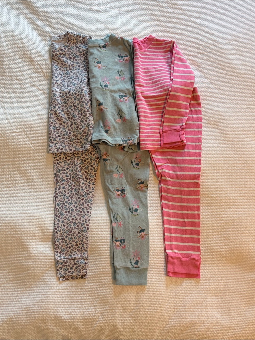 Bundle of Toddler Girl Long Sleeve PJ’s Size 5T